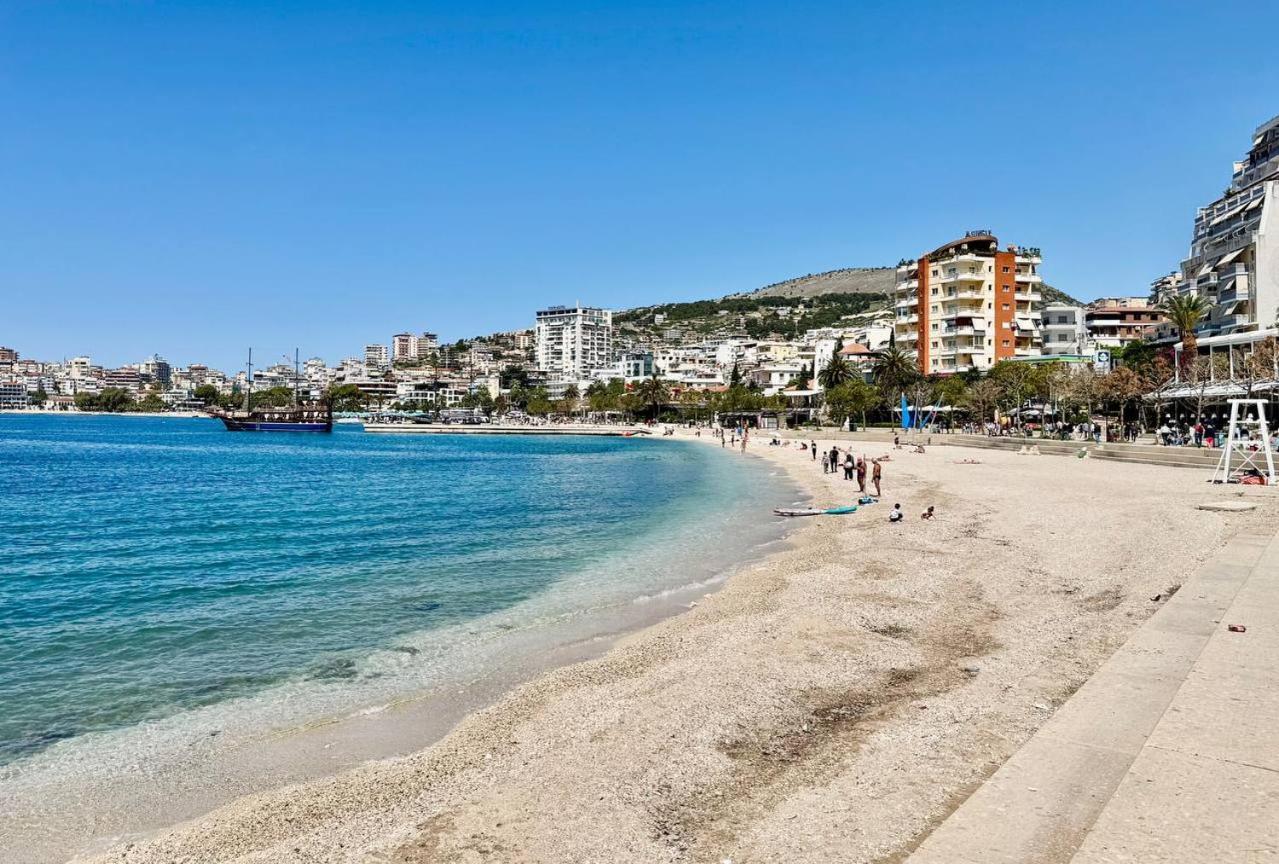 Morina Sea View Apartment Sarande Bagian luar foto