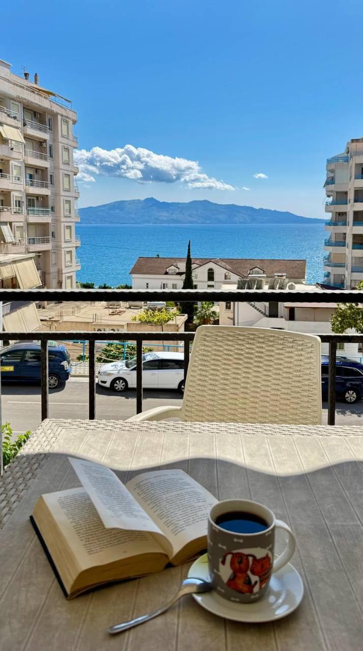 Morina Sea View Apartment Sarande Bagian luar foto
